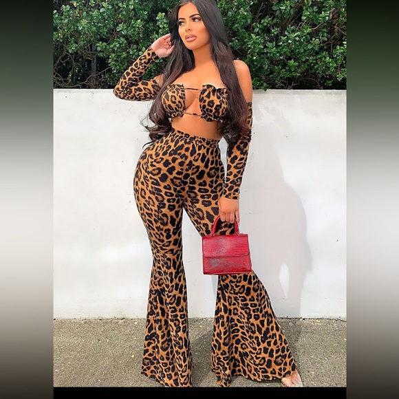 Cheetah 2PC Pant Set main image 0